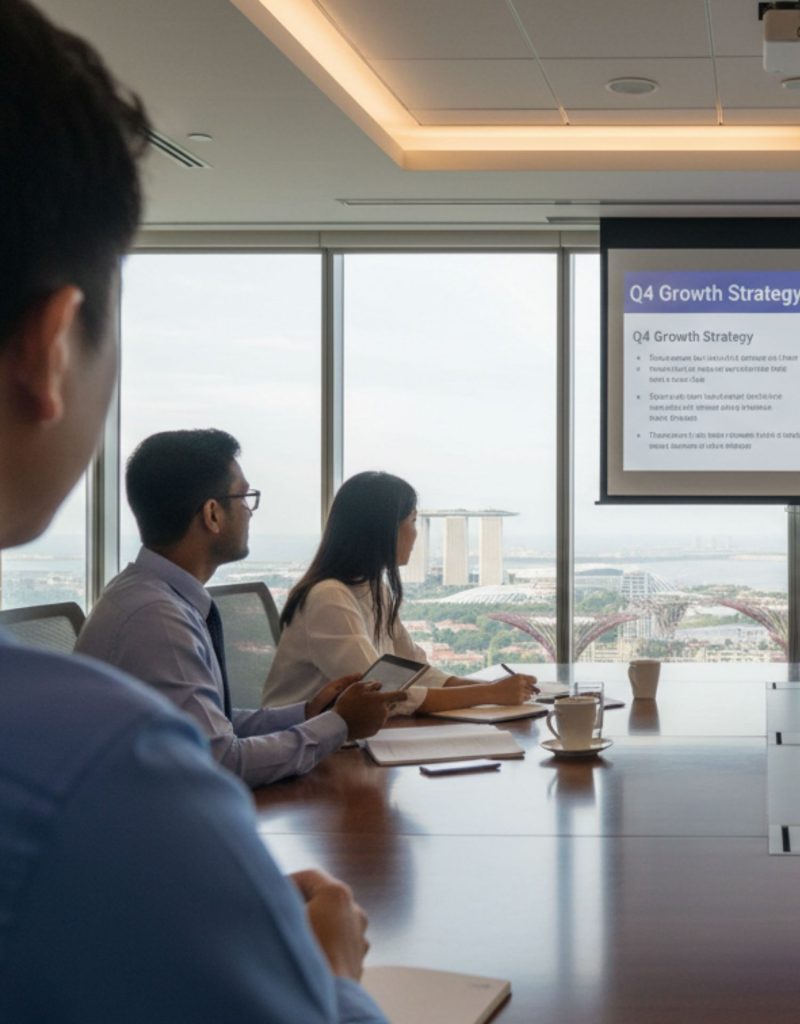 Koh Management Young Entrepreneurs Scheme consultation session with founders